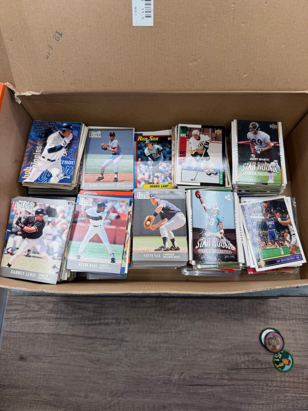 Huge Sport Trading Card Lot-Baseball Football Hockey Basketball Topps Upper Deck